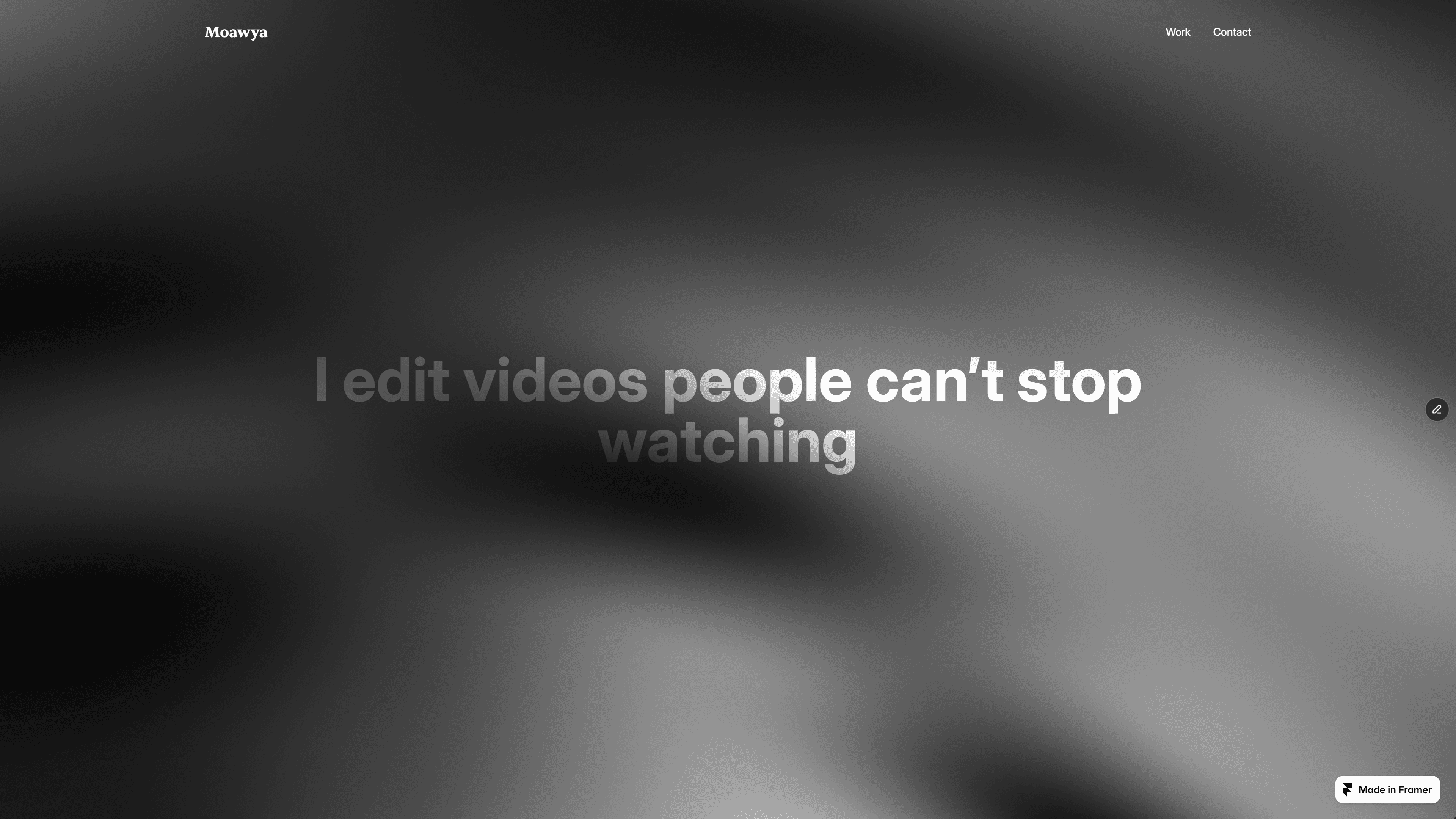 Desktop preview of the Moawya | Video Editor project